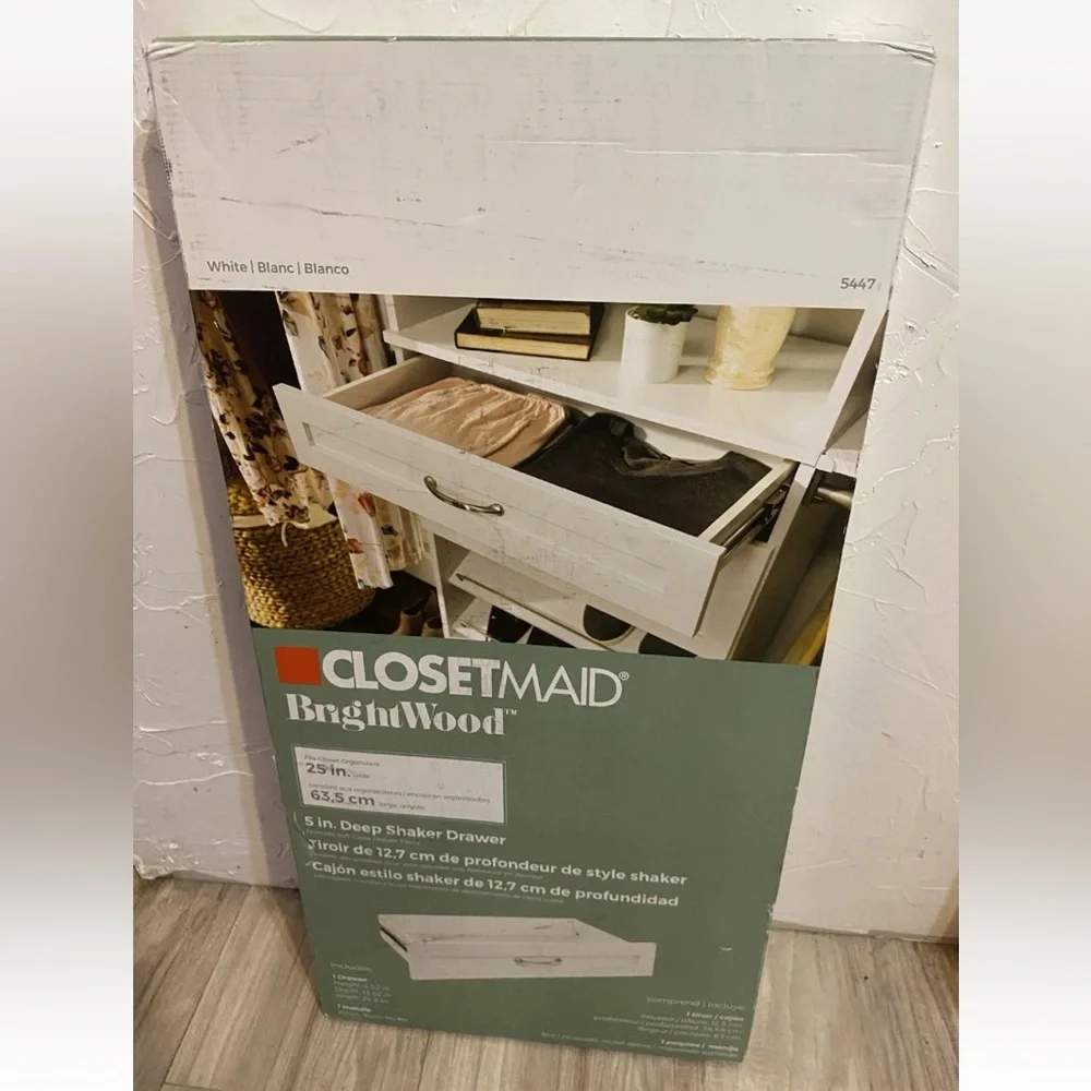 ClosetMaid Closet Maid Drawer Unit BrightWood 5447 25